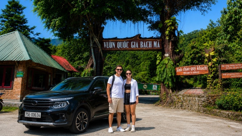 Hoi An to Bach Ma National Park by Private Car